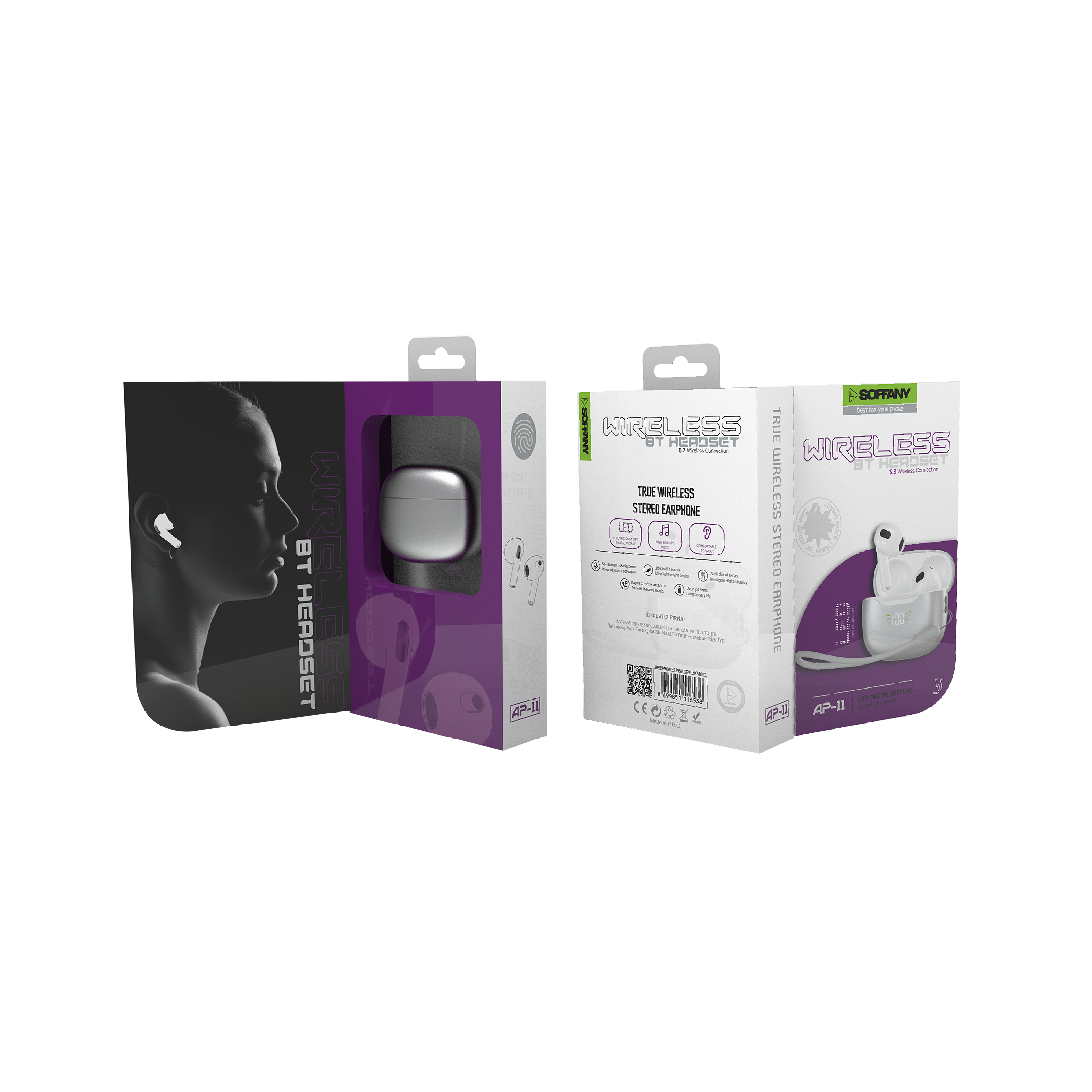 Soffany AP-11 Bluetooth Kulaklık 