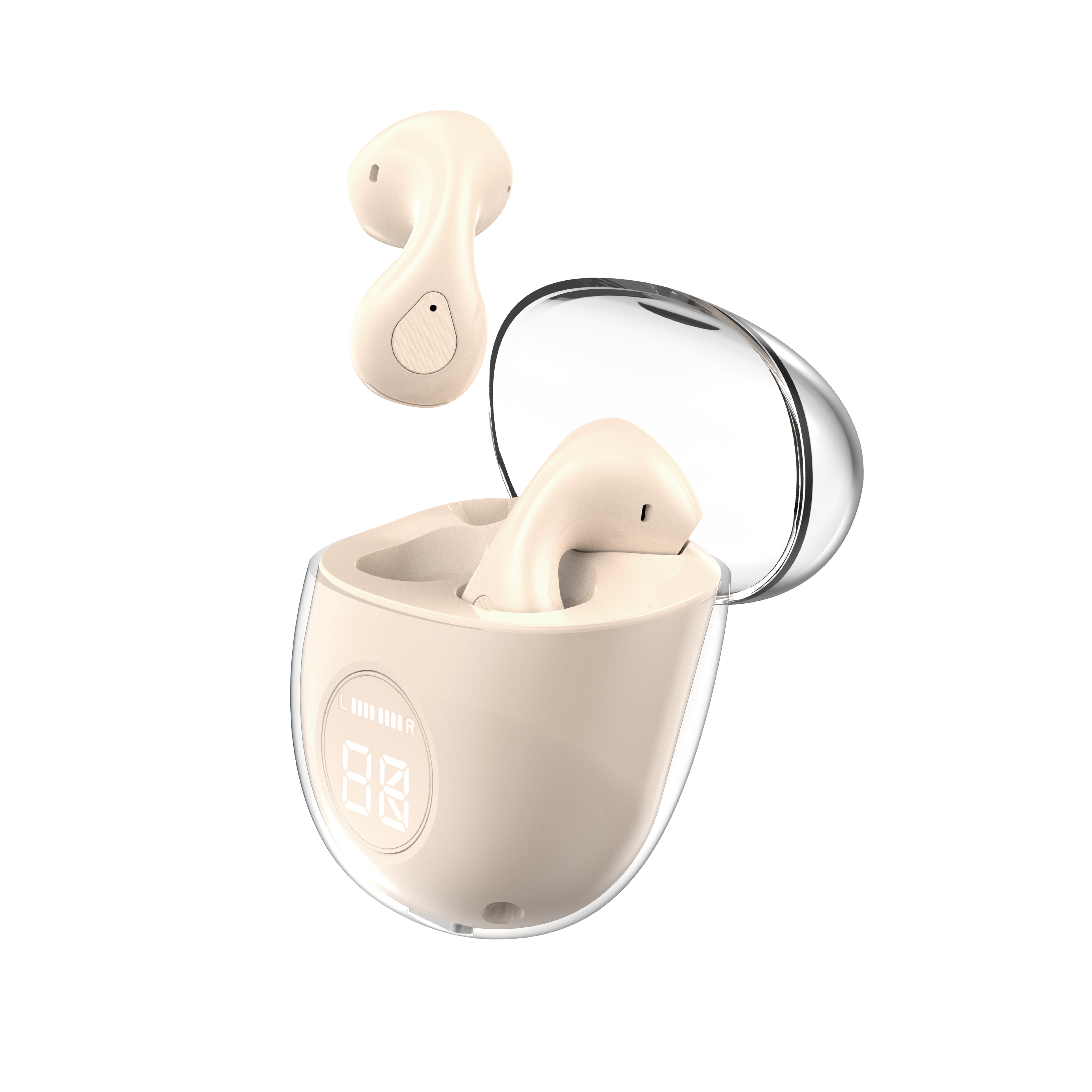 Soffany AP-17 Bluetooth Kulaklık Krem