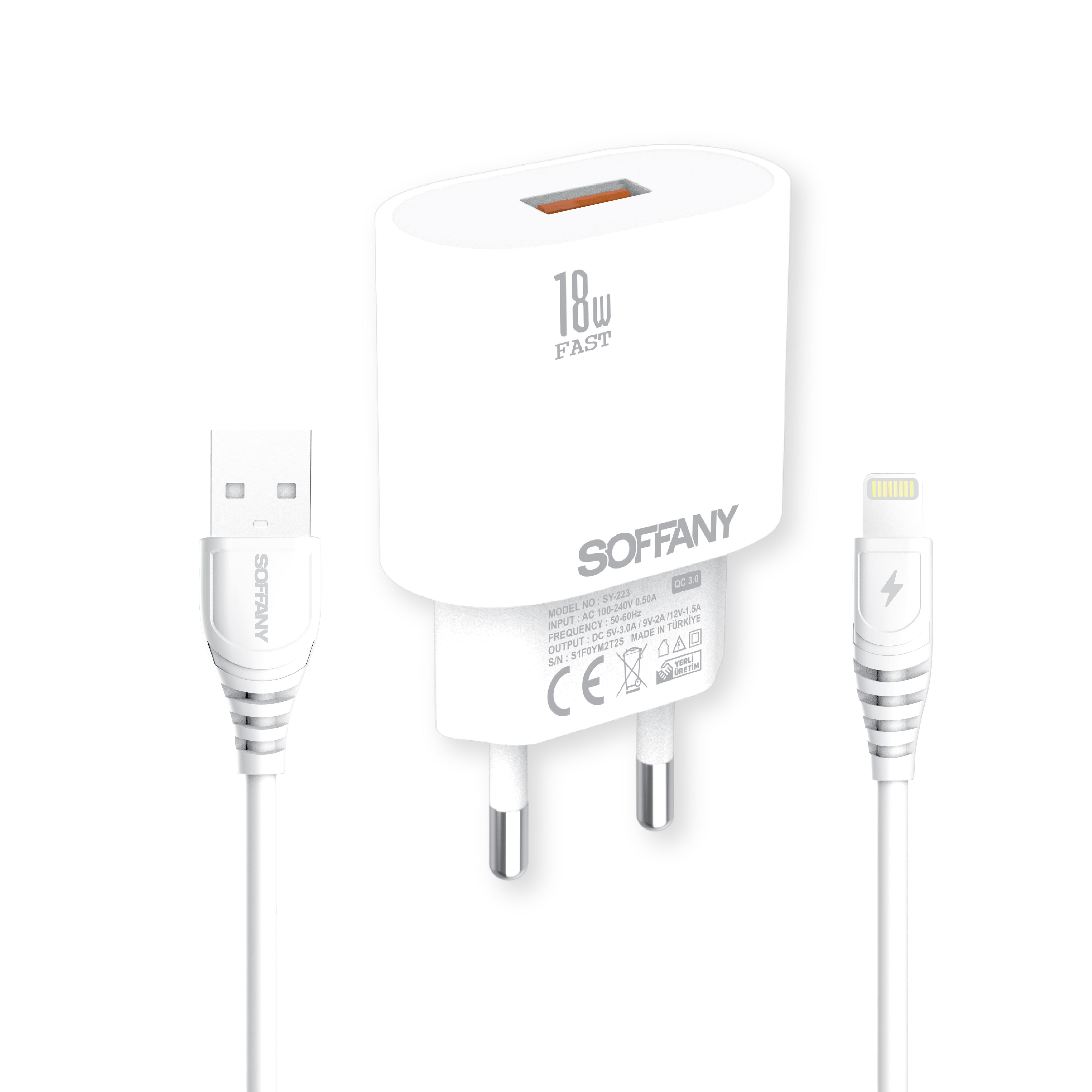 Soffany SY-223 LIGHTNING Şarj Seti