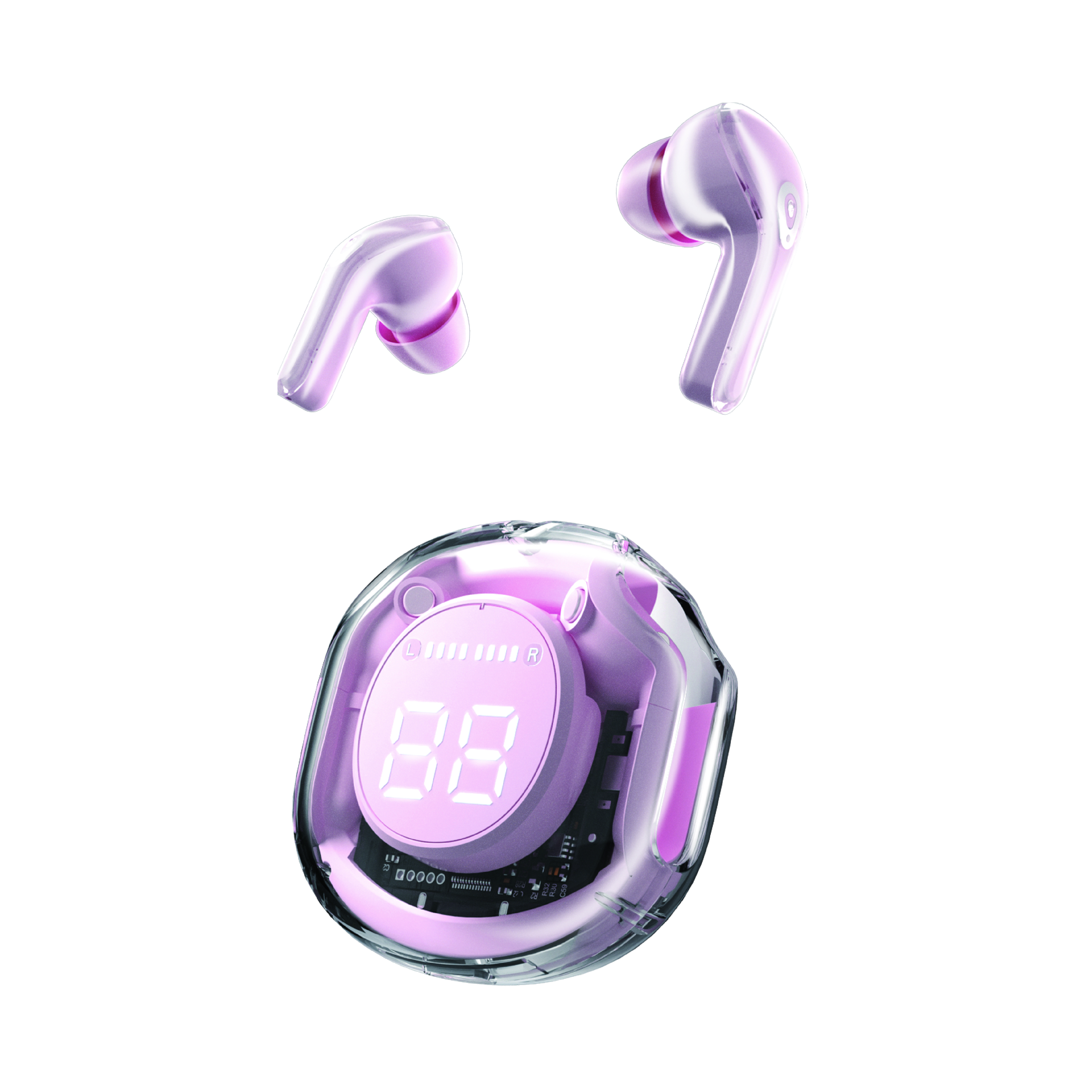 Soffany AP-09 Bluetooth Kulaklık Pembe
