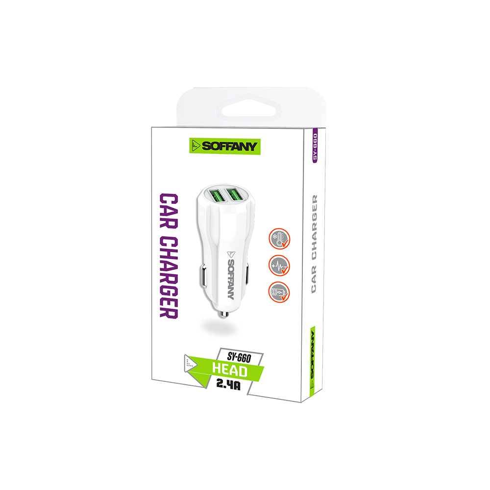 Soffany SY-660 USB Araç Şarj Başlığı
