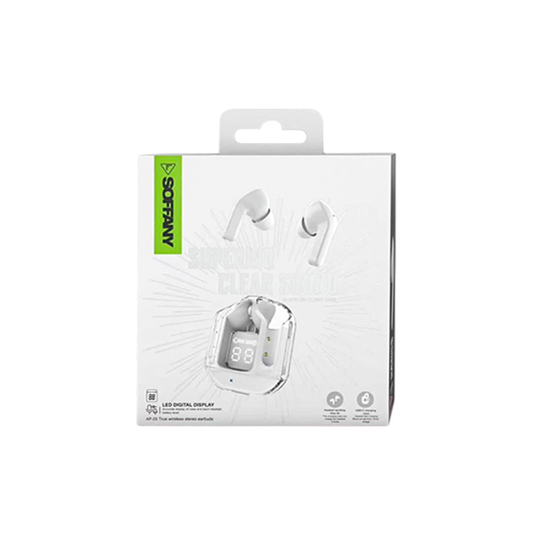 Soffany AP-05 Bluetooth Kulaklık Beyaz
